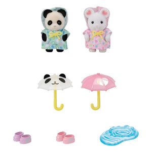 Sylvanian Families - Baby Twin with Raincoat