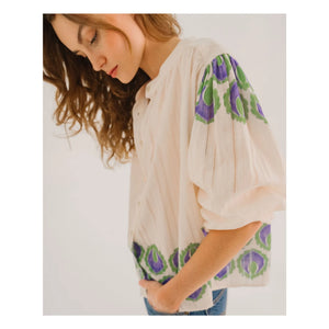 Tinsels - Candide Blouse | Blue