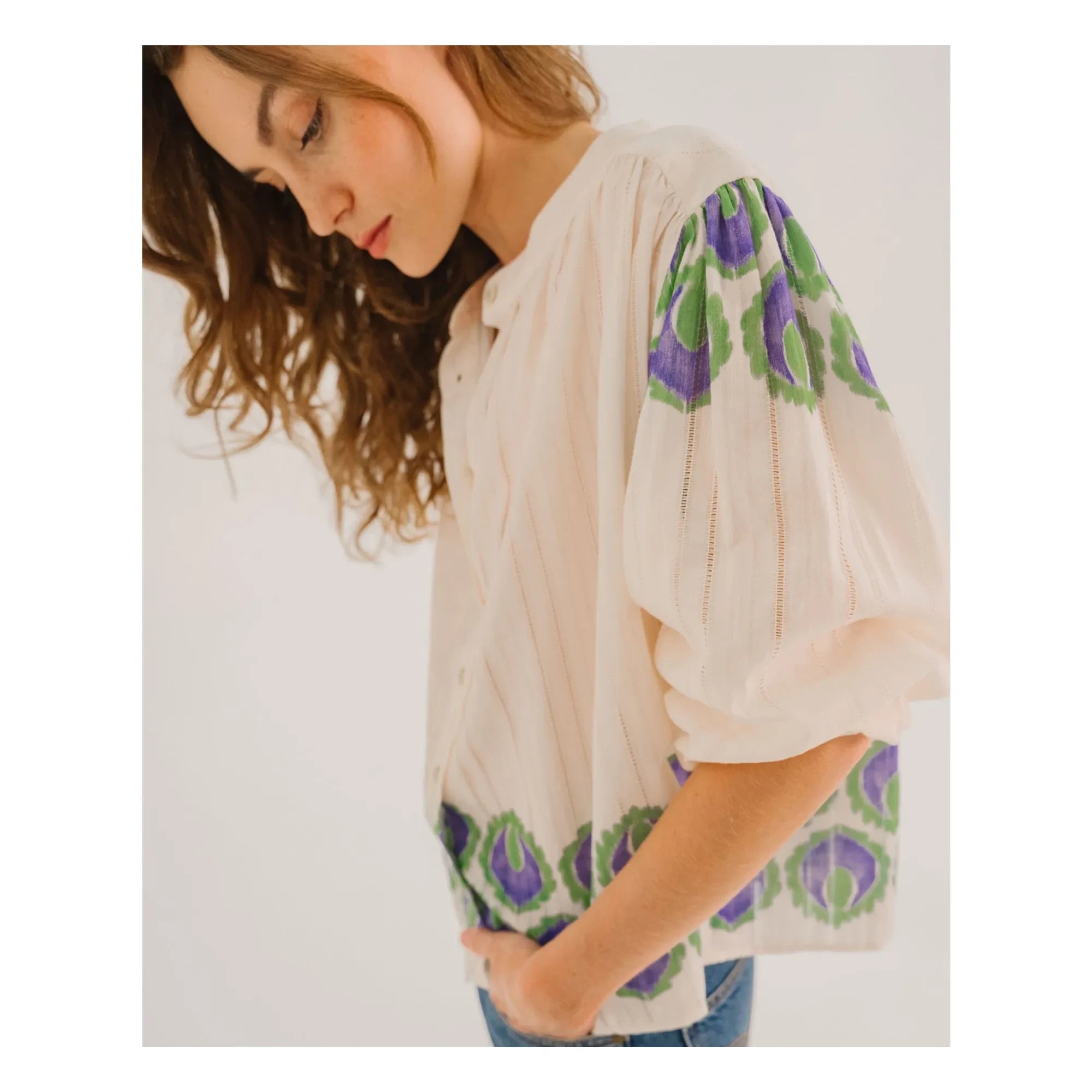 Tinsels - Candide Blouse | Blue