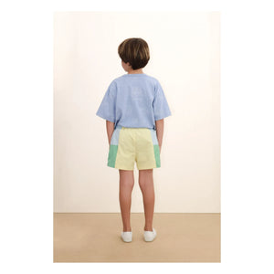Tinycottons - Color Block Shorts | Blue