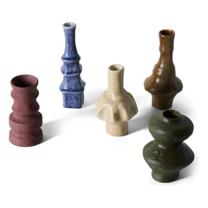 HKliving - Palette Ceramic Vases - Set of 5