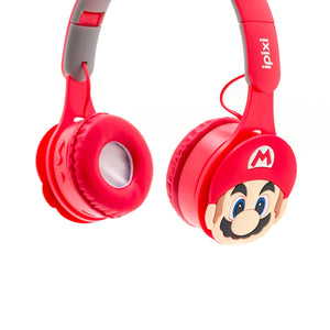 iPixi - Süper Mario Çocuk Bluetooth Kırmızı Kulaklık