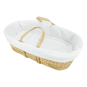 Tartine et Chocolat - Knitted Palm Leaf Banana Basket | White