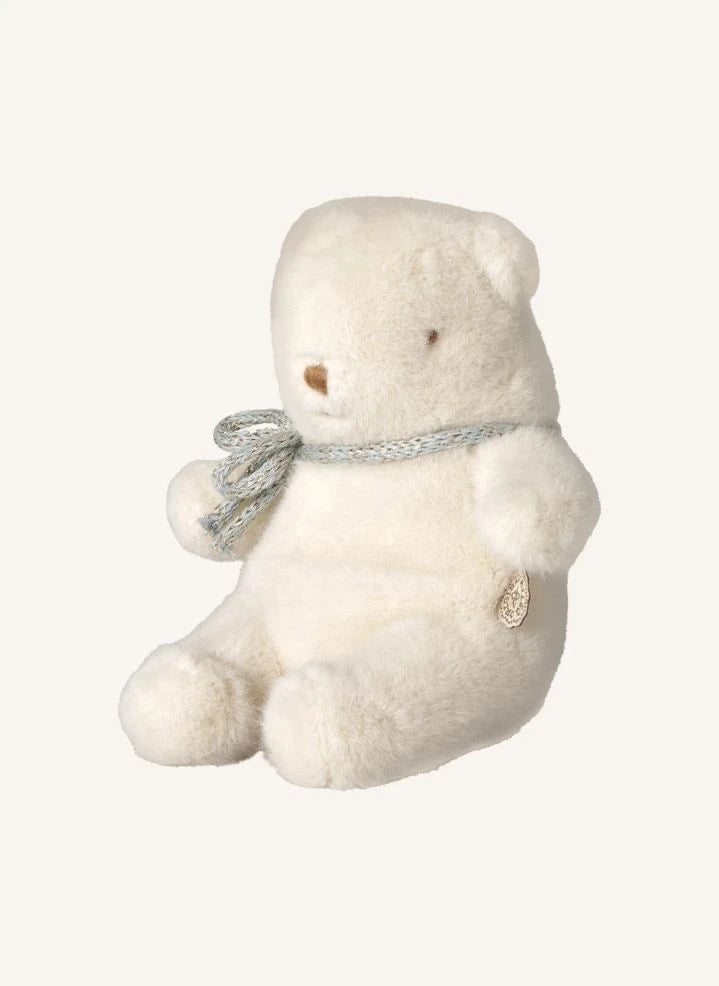 Maileg - Mini Plush Bear | Broken white