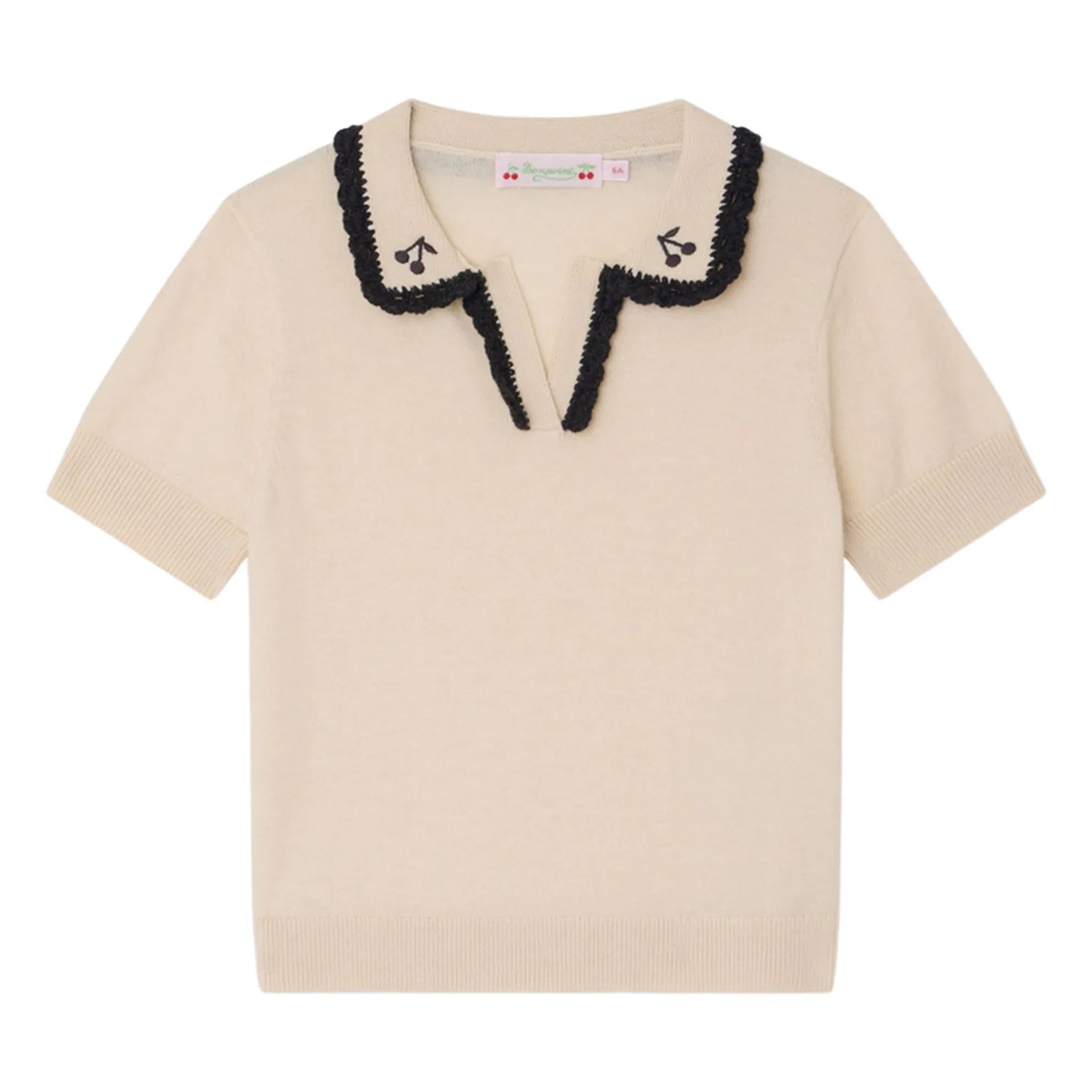 Bonpoint - Polo Lisette Wool | Ecru