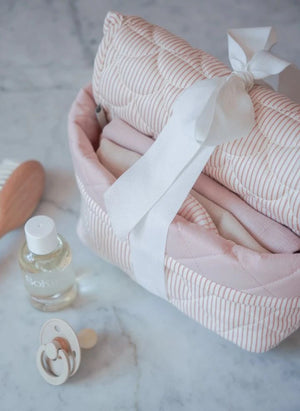 Cam Cam - Classic Striped Newborn Gift Set | Pink