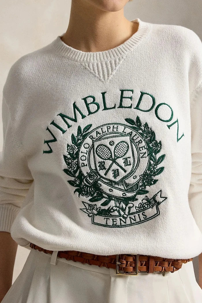Polo Ralph Lauren Wimbledon Pamuklu Kadın Kazak