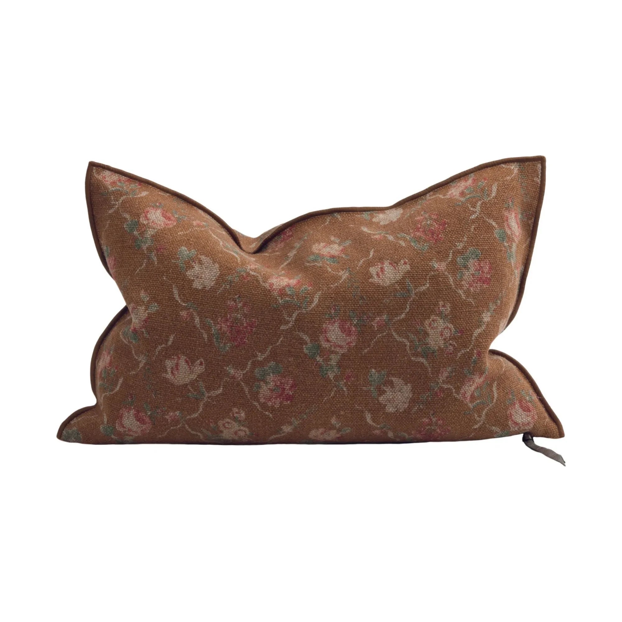 Maison de Vacances - Jardin Secret Linen Vice Versa Pillow | Havana