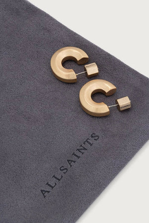 AllSaints metal kadın küpeleri