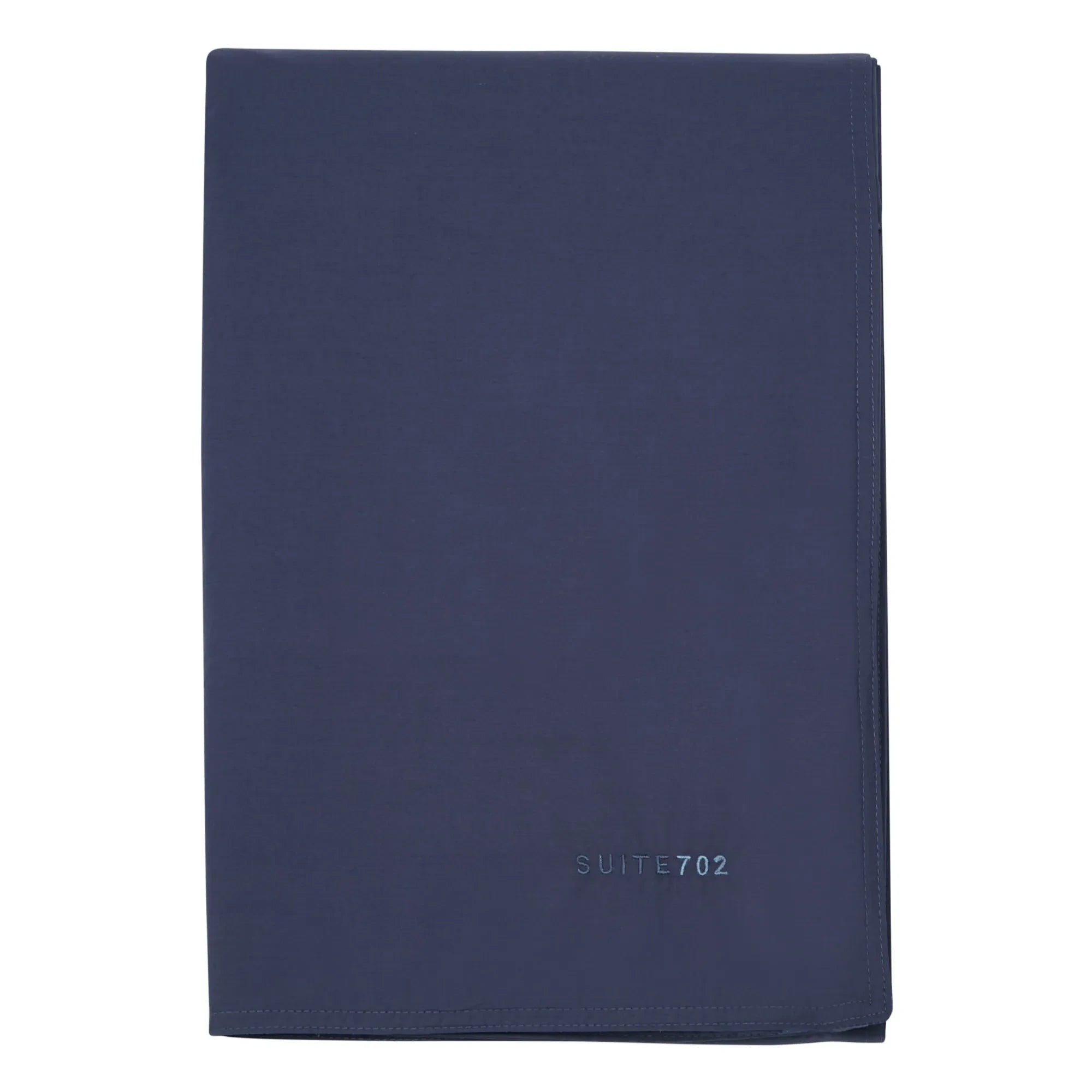 Suite 702 - Organic Percale Duvet Cover | Navy Blue