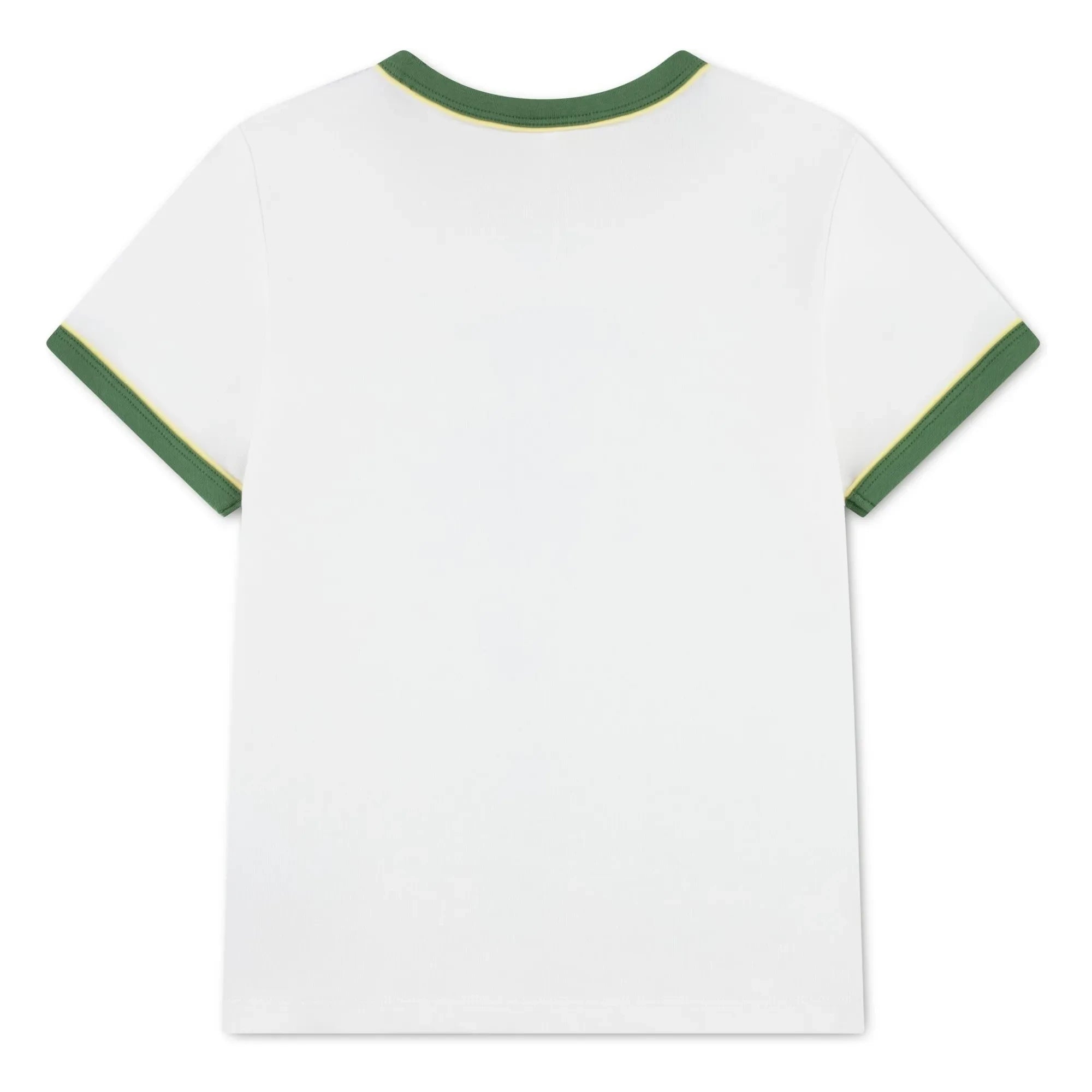 Lacoste - Organic Cotton Contrast T-Shirt | Off-White