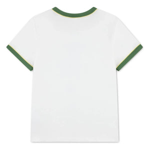 Lacoste - Organic Cotton Contrast T-Shirt | Off-White
