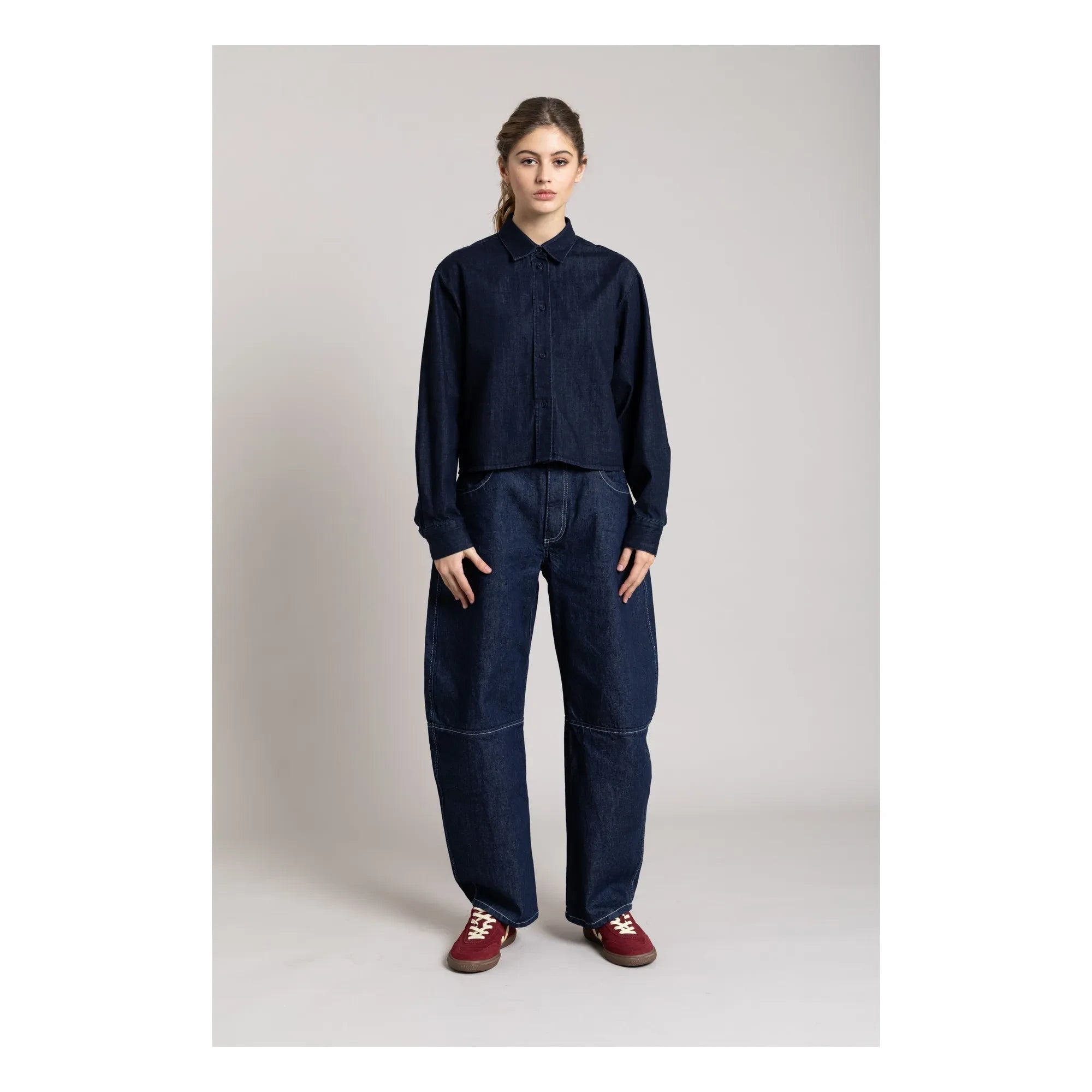 Smallable Woman - Chili Short Shirt | Raw denim