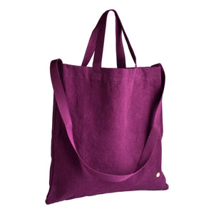 La cerise sur le gâteau - City Iona Bag, Cotton Canvas | Crimson