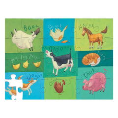 Crocodile Creek - Les Amis de la Ferme Puzzle and Box - 24 Pieces