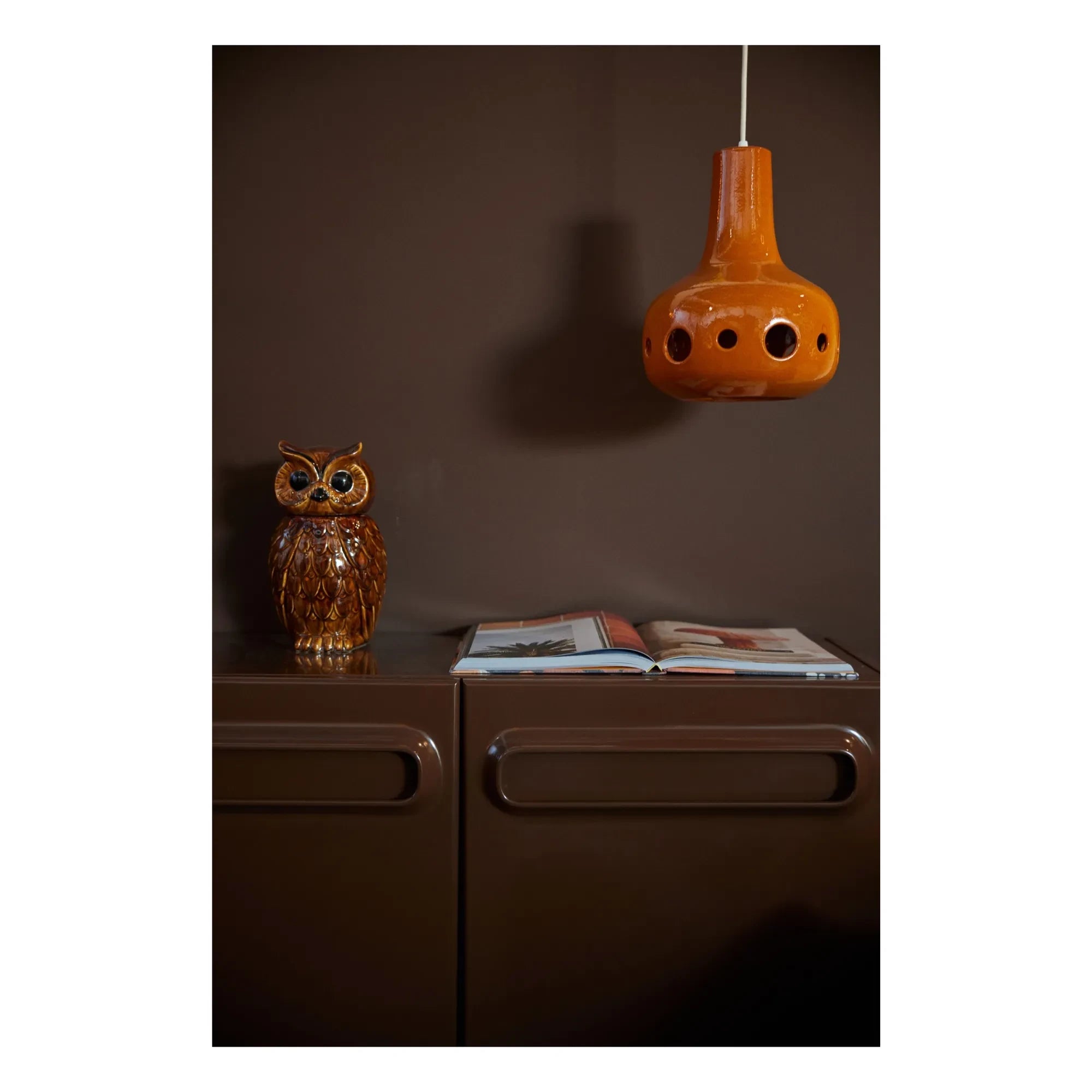 HKliving - Pendant Chandelier | Orange
