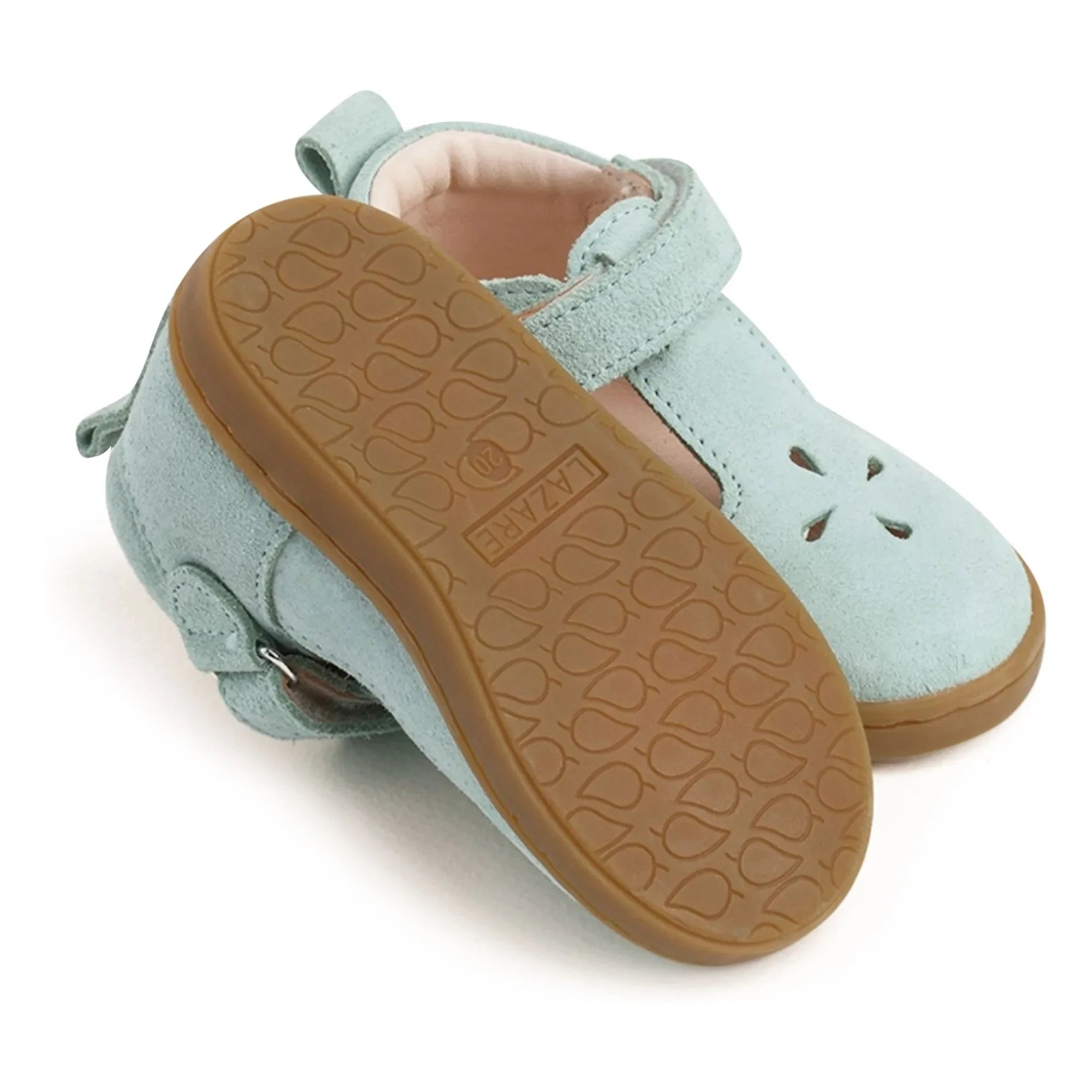 Lazare - Babies Pia Etoile Suede | Ice Blue