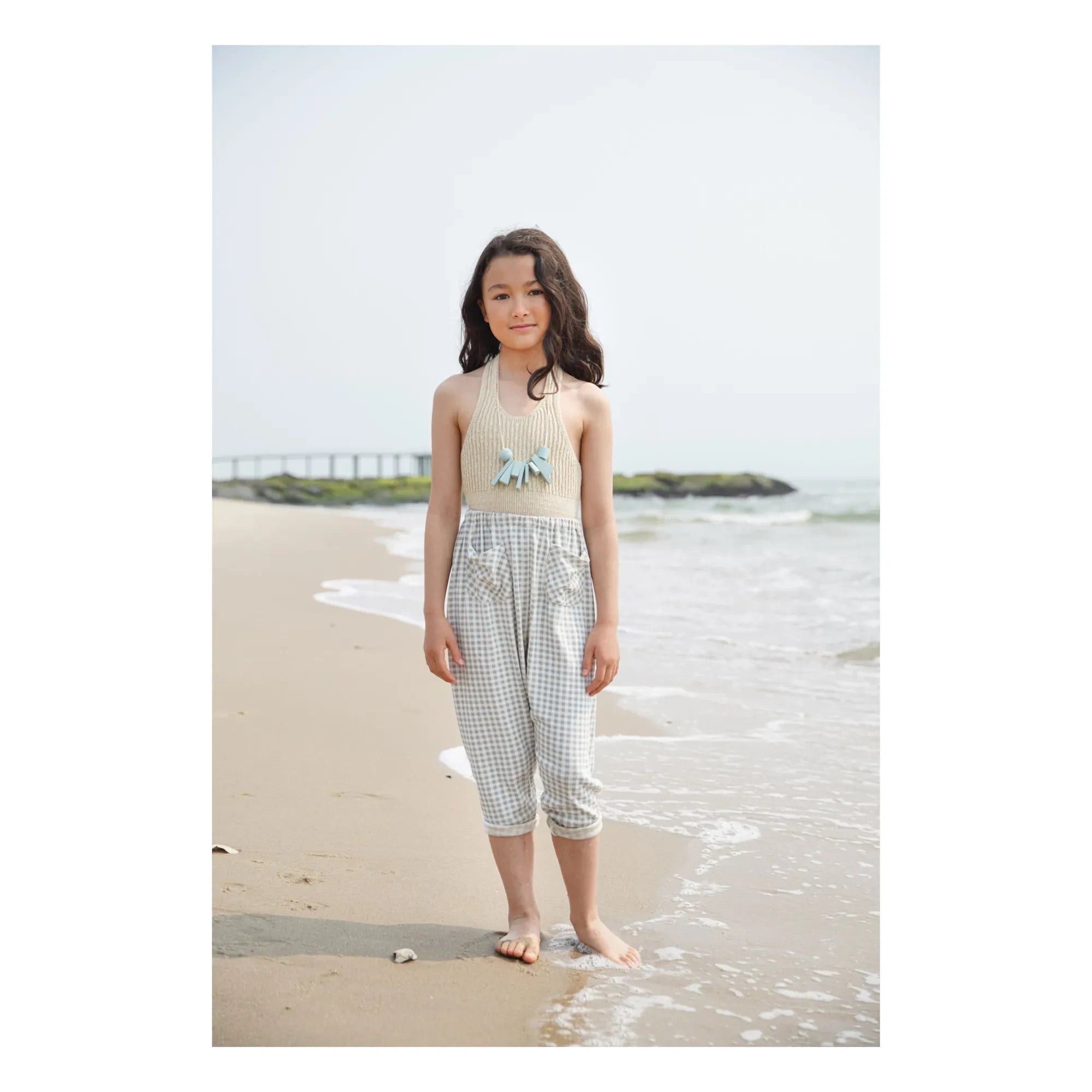 Soor Ploom - Vichy Harem Pants | Ice Blue