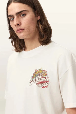AllSaints Erkek Pamuklu Oversize Tişört ROQUE