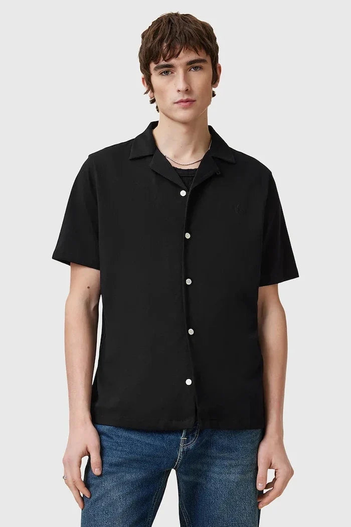 AllSaints Erkek Pamuklu Gömlek HUDSON
