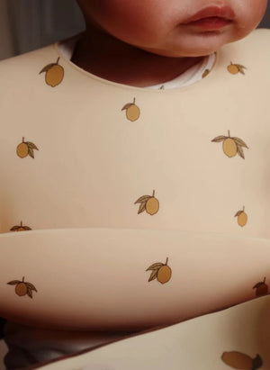 Konges Sløjd - Lemon Silicone Bibs - Set of 2