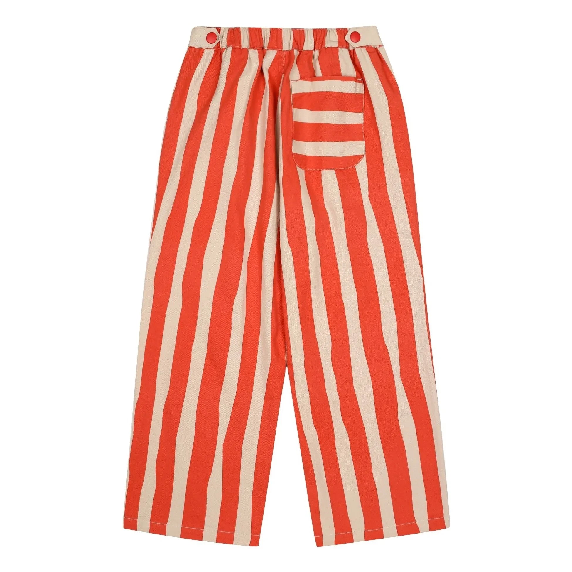 Jelly Mallow - Striped Pants | Red