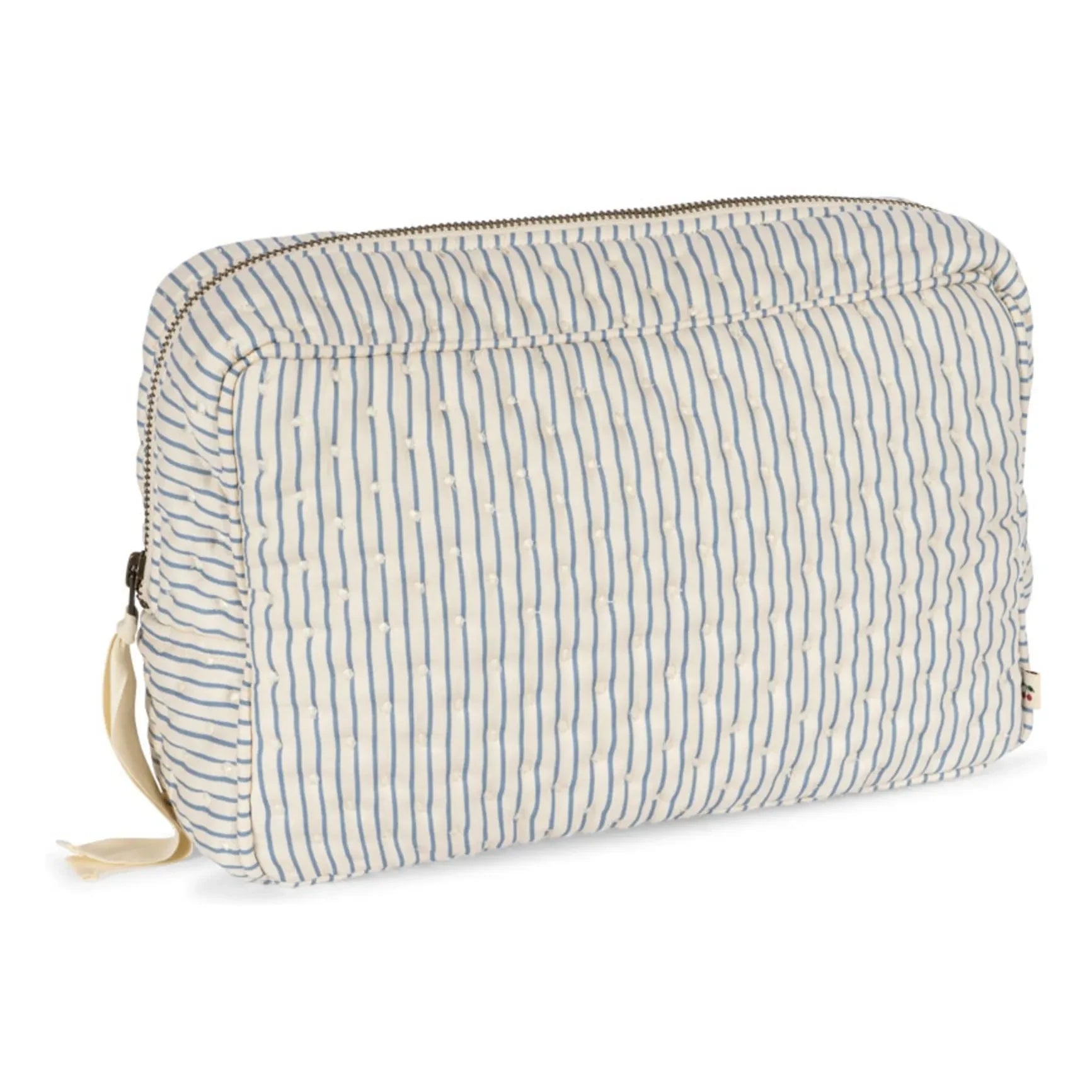 Konges Sløjd - Large Striped Makeup Bag | Blue