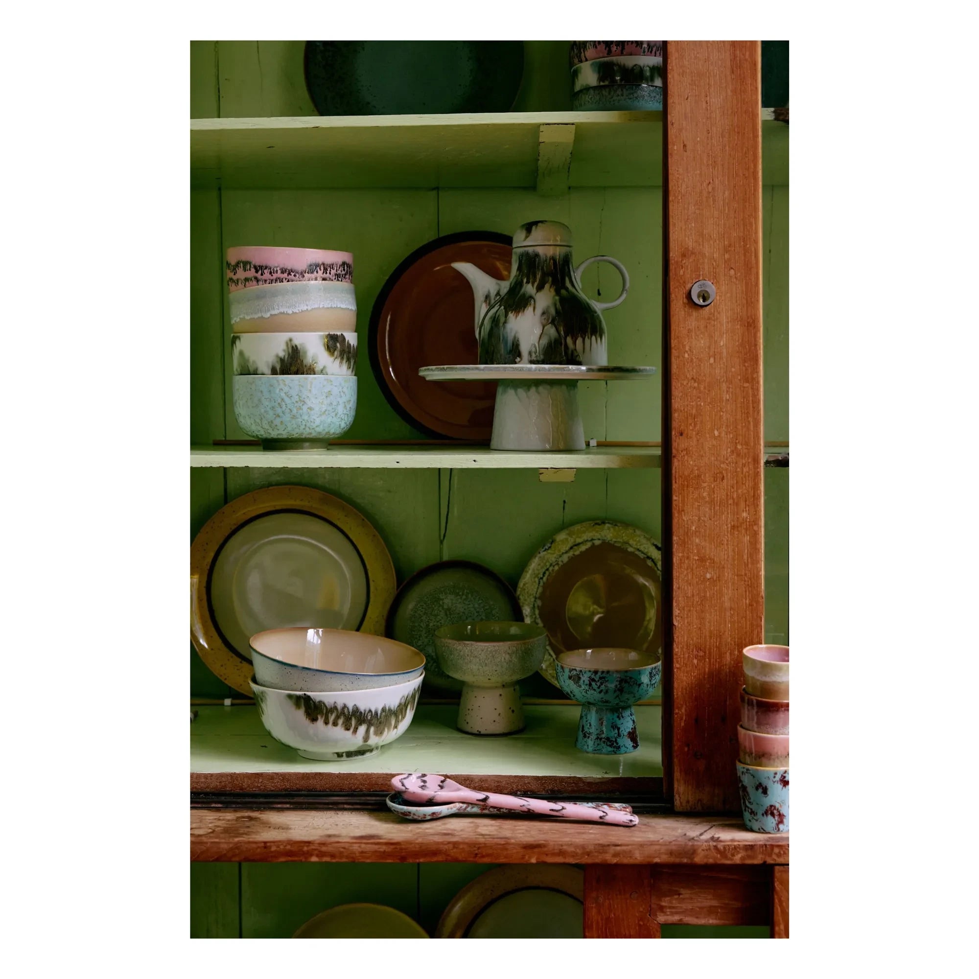HKliving - 4-Piece Stoneware Bowl Set