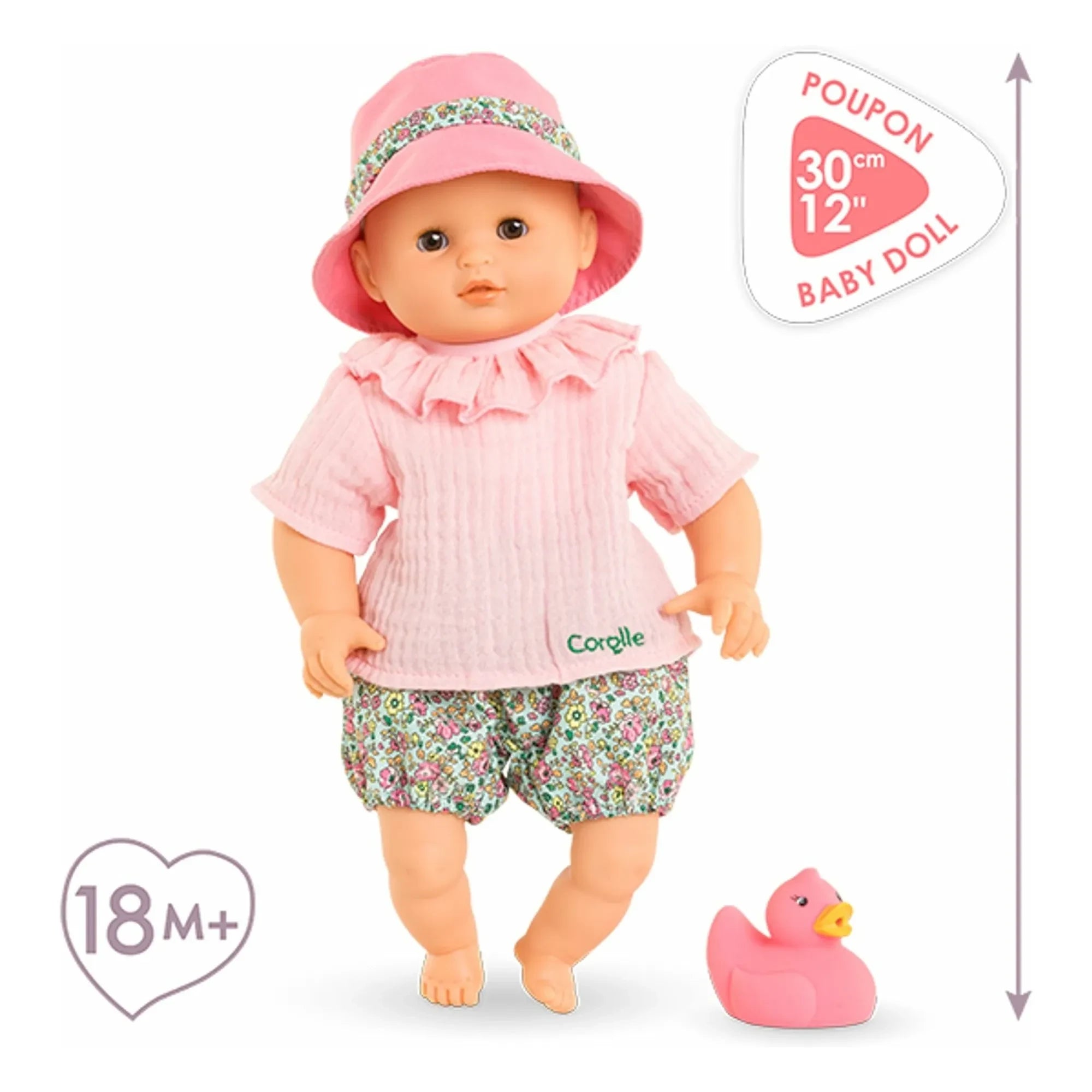Corolle - My First Baby - Bébé Bain Coralie | Light Pink
