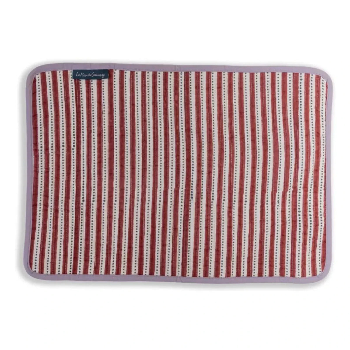 Le Monde Sauvage - Kyushu Double-Sided American Platter - Set of 4 | Red