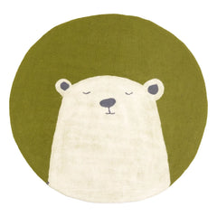 Muskhane - Felt Pasu Grizzly Rug | Green