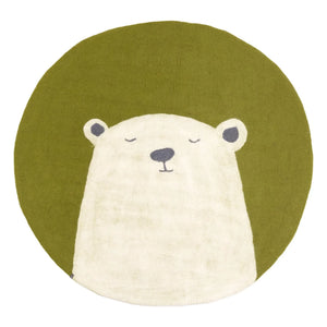 Muskhane - Felt Pasu Grizzly Rug | Green