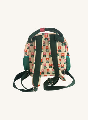 Mini Kyomo - Seventies Flowers Backpack - Mini Kyomo x Taxi Brousse | Beige