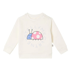 Stella McCartney Kids - Coccinelle Organic Cotton Sweatshirt | Ivory