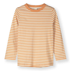 Gray Label - Striped Organic Cotton T-Shirt | Apricot