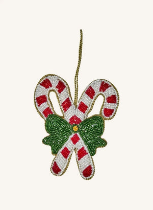 Rice - Barley sugar Christmas ornament | Red