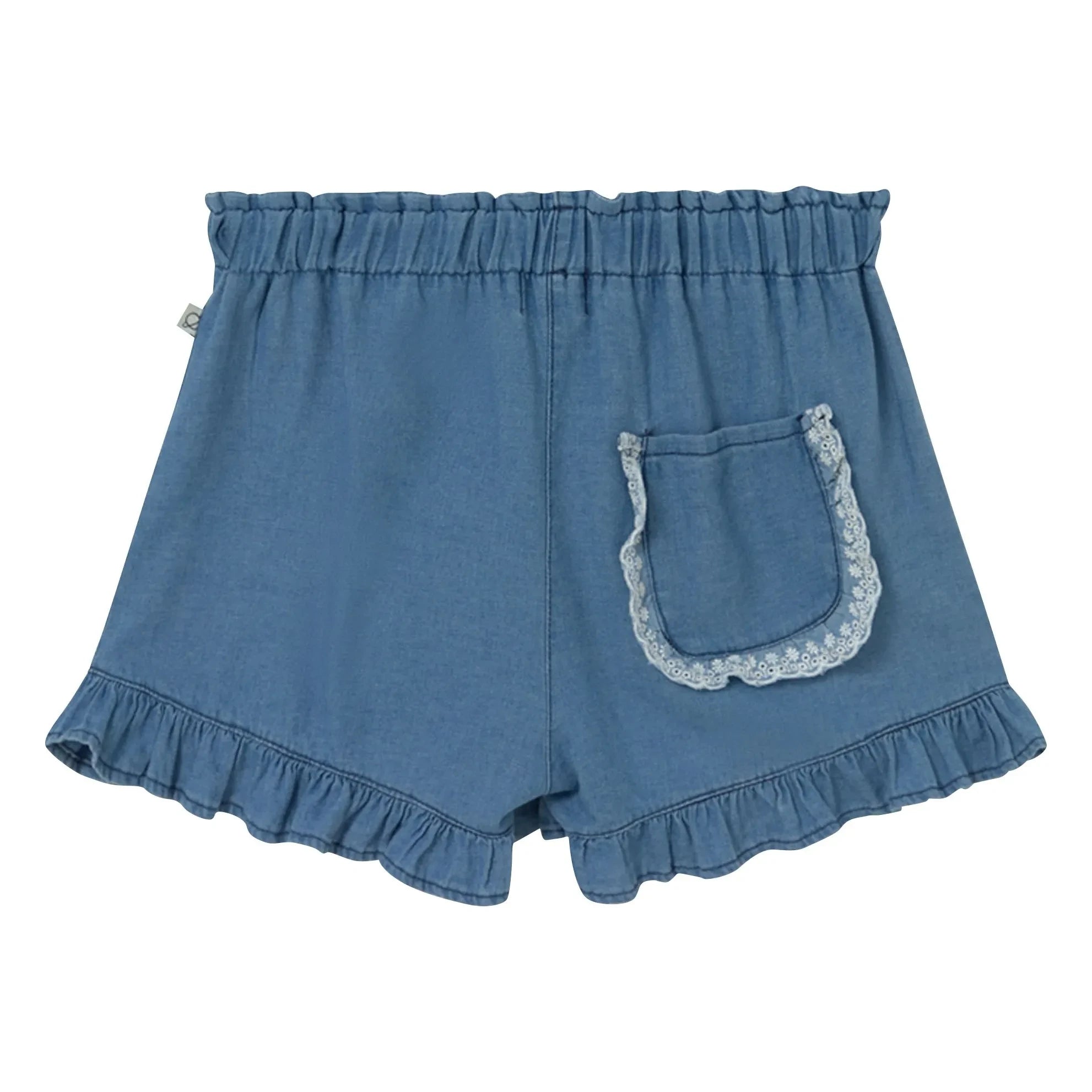 Cozmo - Blue Denim Shorts Sienna Ruffles