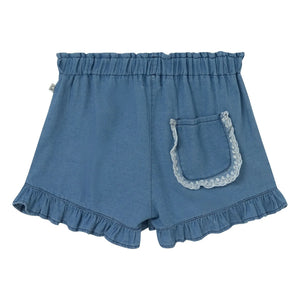 Cozmo - Blue Denim Shorts Sienna Ruffles
