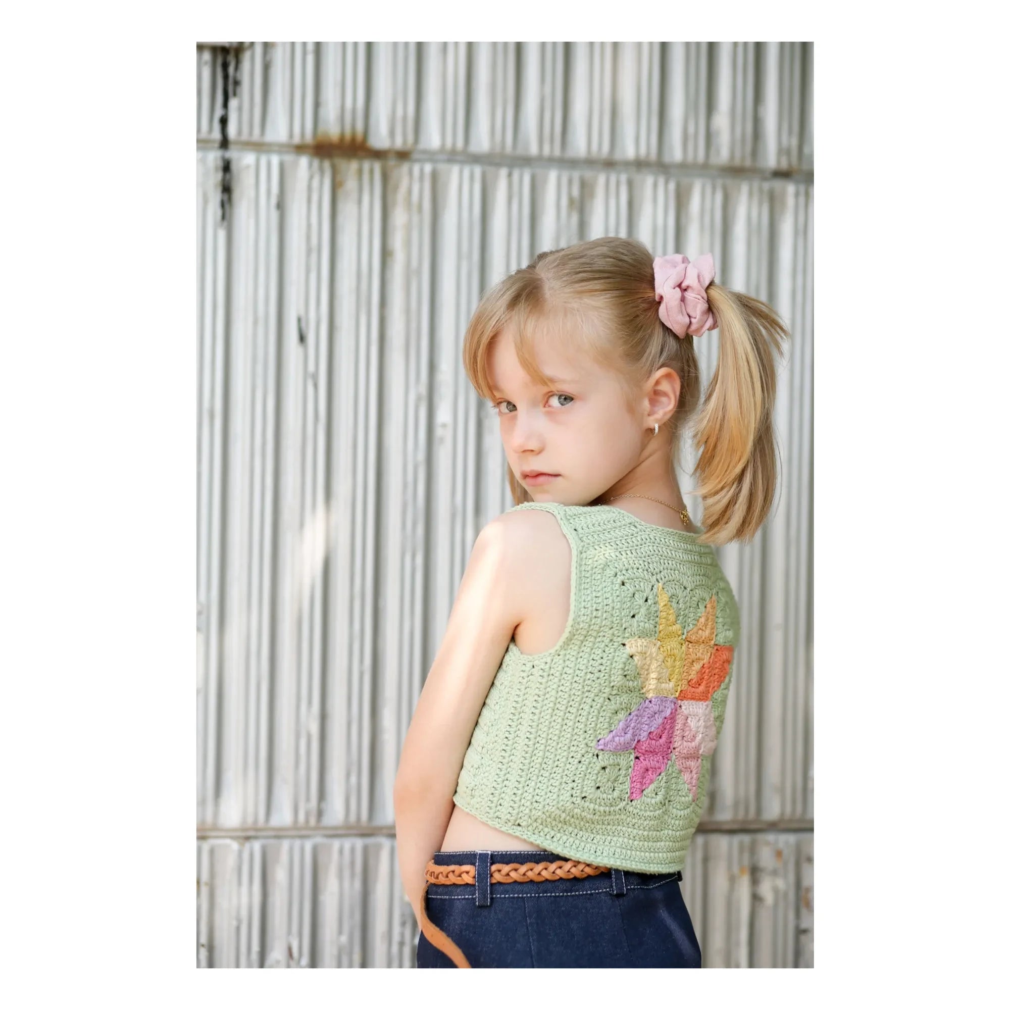 Kalinka - Sleeveless Sahara Knit Vest | Green