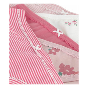 Petit Bateau - 5-Pack Striped Underwear Set | Pink