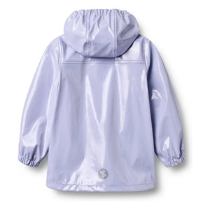 Wheat - Ollo Waxed Recycled Fiber Waterproof Jacket | Purple