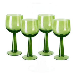 HKliving - The Emeralds Bardak Seti - 4'lü | Sarı yeşil