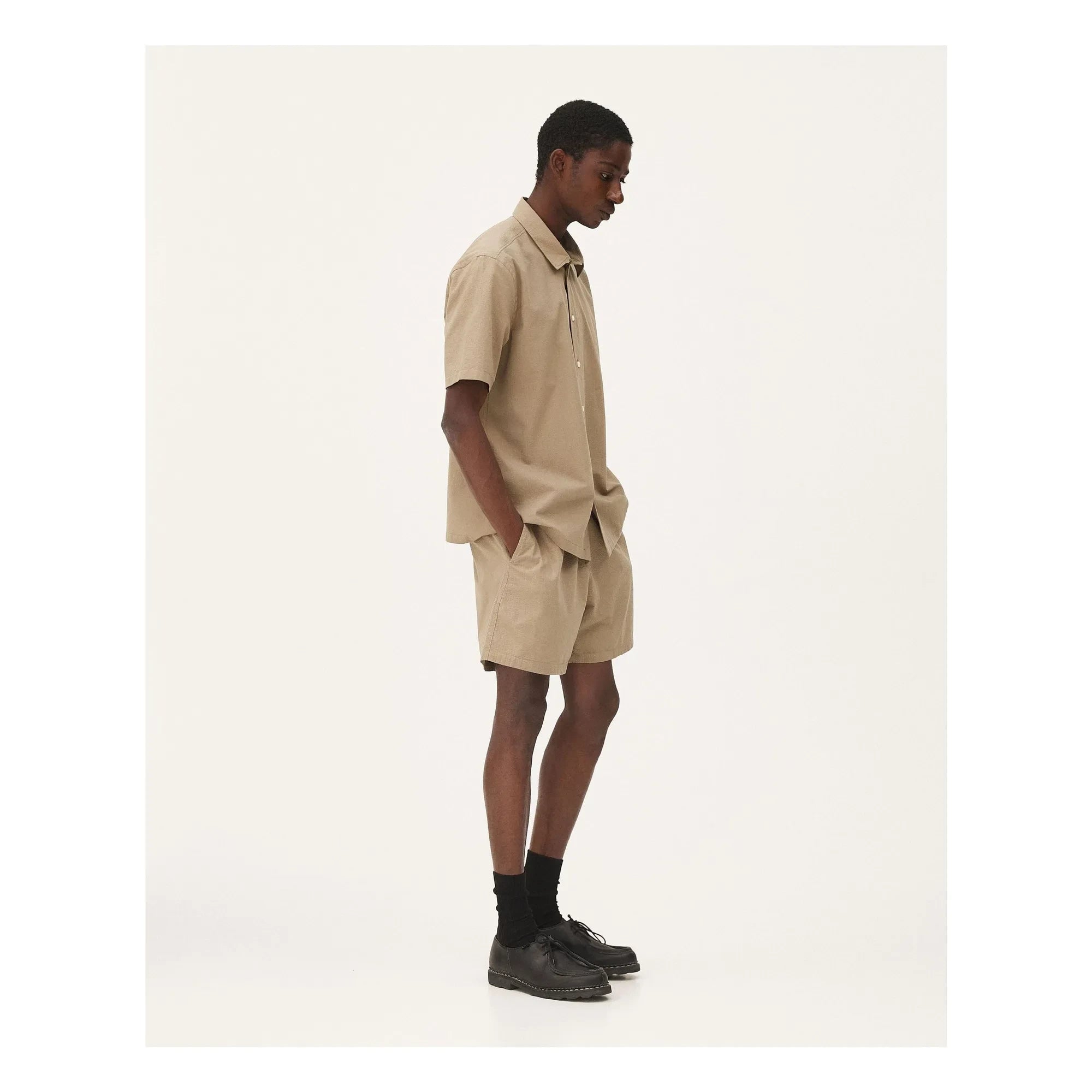 Noyoco - Malibu Cotton Shorts | Khaki