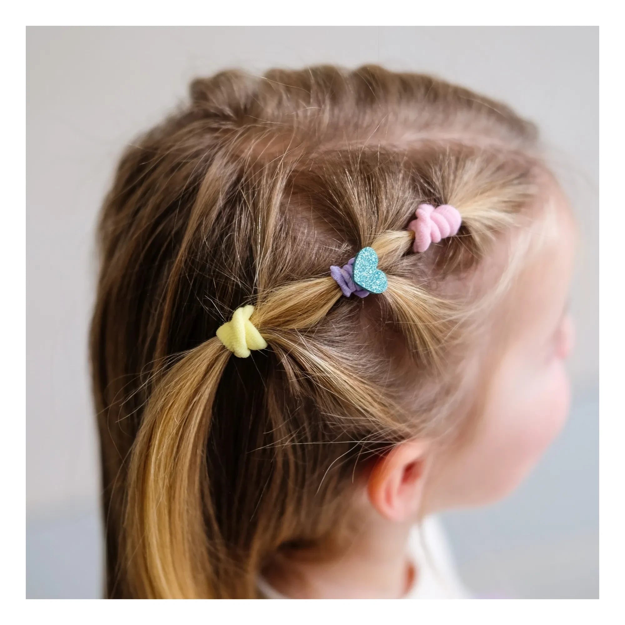 Mimi & Lula - 14 Piece Hair Clips and Hair Ties Set | Lilac
