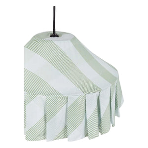 Nobodinoz - Nicole Striped Lampshade | Green