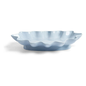 &Klevering - Sun Stone Ceramic Plate | Ice Blue