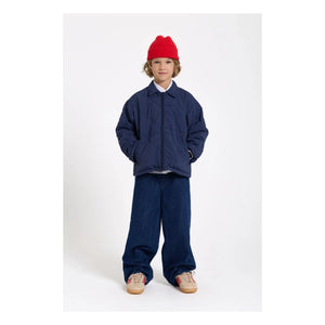 Smallable Kid - Wide Leg Burt Jeans | Raw Denim