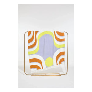 Mapoésie - Nebuleuse Cotton Blanket | Purple