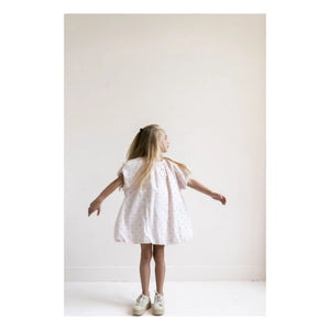 Jenest - Bella Pois Cotton Organic Balloon Dress | Light Pink