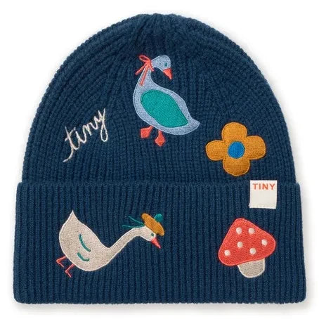 Tinycottons - Wool Mushroom Hat | Dark Blue
